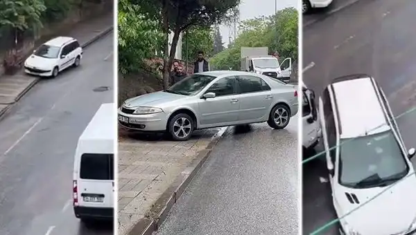 Otobüs Mazot Sızdırdı: Araçlar Duramadan Kaza Yaptı!