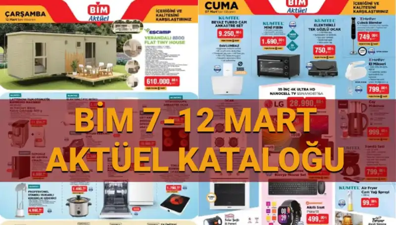 BİM Aktüel Kataloğu 11-12 Mart'ta Alışveriş Tutkunlarını Bekliyor!