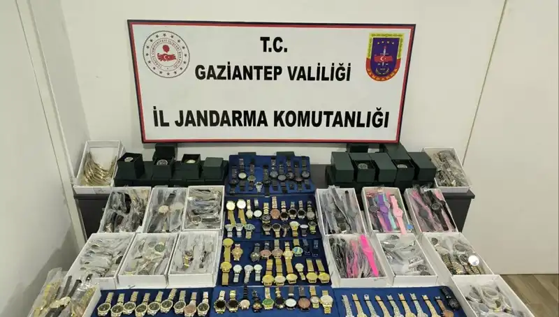 Gaziantep'te Kaçak Saat Operasyonu: 3 Milyon Liralık Değer