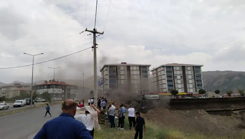 Bitlis’te Doğalgaz Hattında Şok Eden Patlama: Facia Eşiğinden Dönüldü